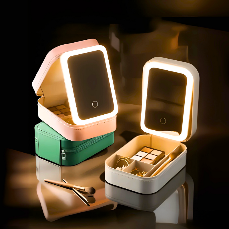 Neceser LED con Maquillaje